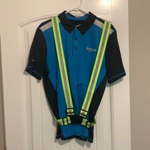 Amazon Prime Delivery Shirt with Fluorescent Belt